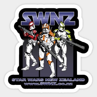 SWNZ 2012 Design (front only) Sticker